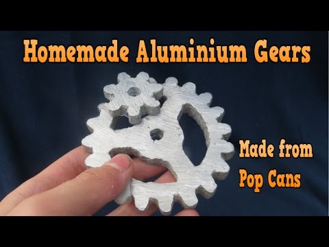 Homemade Cast Aluminium Gears