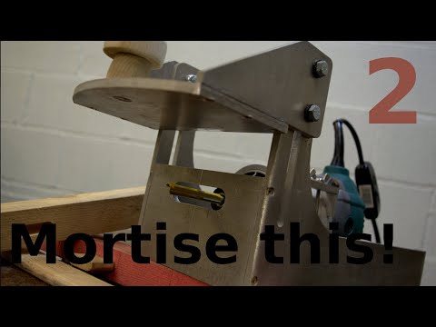 Homemade DIY Handheld Mortiser - Part 2