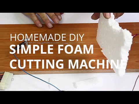 Homemade DIY simple foam cutting machine