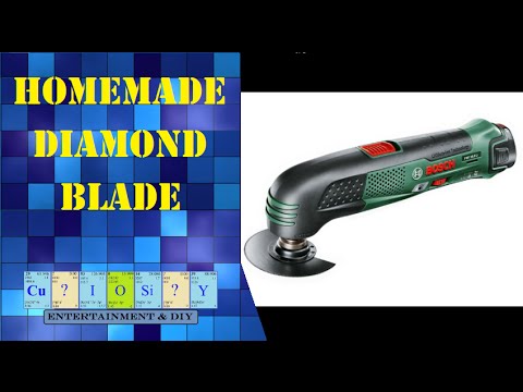 Homemade Diamond blade for multi-tool