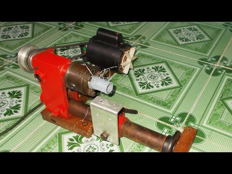 Homemade Drill Press Spindle Lathe Wood DIY Lathe Wood Router Drill Mill CNC Free Energy Generator