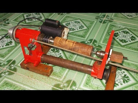 Homemade Drill Press Wood Lathe DIY Spindle Lathe Wood Router Drill Mill CNC Free Energy Generator