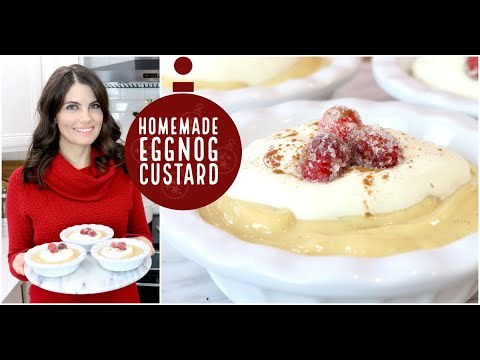 Homemade Eggnog Custard Recipe