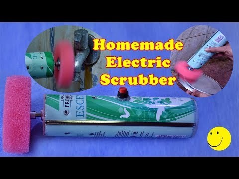 Homemade Electric Scrubber for Kitchen and Bathroom