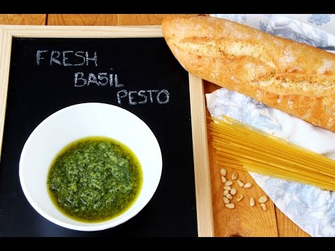 Homemade Fresh Basil Pesto Recipe