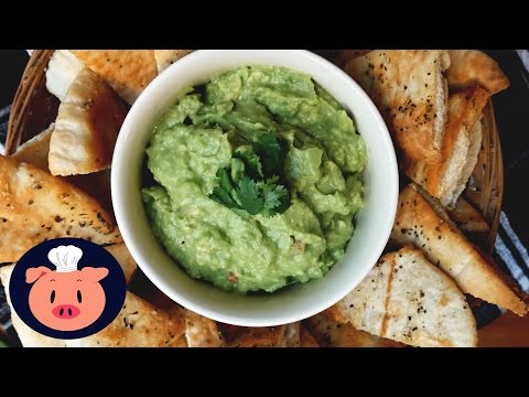 Homemade Guacamole &amp;amp; Pita Chips - Super Bowl / Party Recipe - Treat Factory