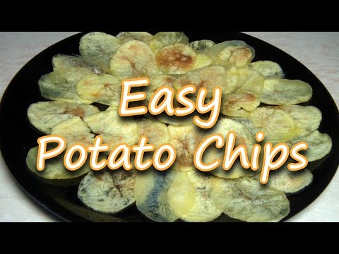 Homemade Microwave Potato Chips