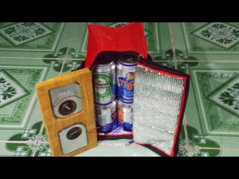 Homemade Mini Fridge Frefrigerator Peltier Air Chiller Cooler Bag Cool Keeper Box Electricity DIY