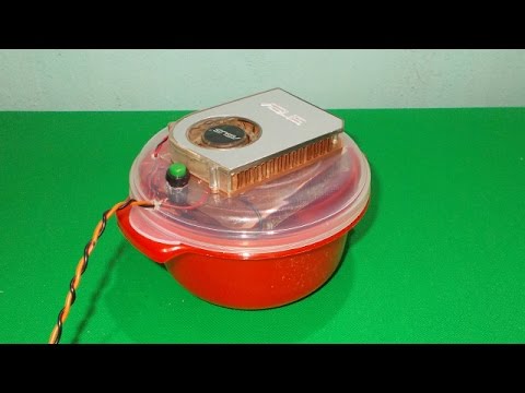 Homemade Mini USB Fridge Chiller Frefrigerator Peltier Cooler Free Energy Generator Electricity