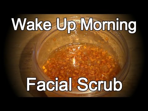 Homemade Morning Facial Scrub