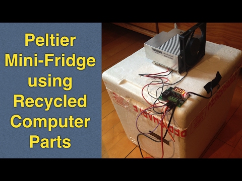 Homemade Peltier Cooler w/ Temperature Control DIY Reusing Old PC Computer Parts