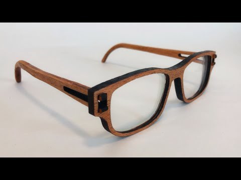 Homemade Prescription Glasses out of Wood with my Laser Cutter