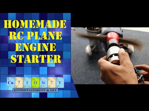 Homemade RC plane engine starter