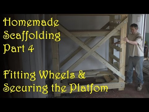 Homemade Scaffolding Tower - Part 4