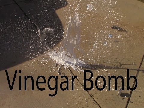 Homemade Vinegar Bomb