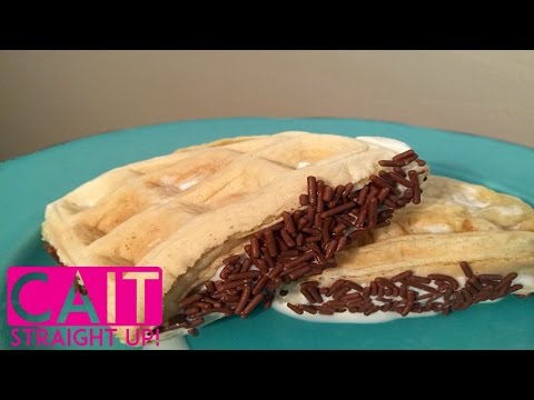 Homemade Wafflewiches | Ice Cream Waffle Sandwiches From Scratch | Cait Straight Up