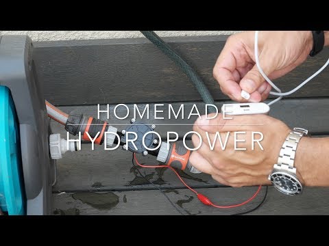 Homemade hydropower system