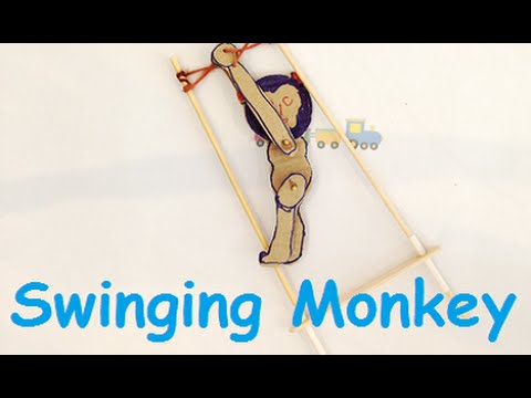 Homemade toy - Swinging Monkey