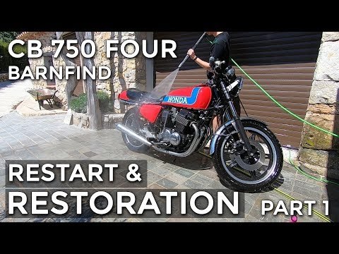 Honda CB 750 Four Restoration - Part 1 (Timelapse)