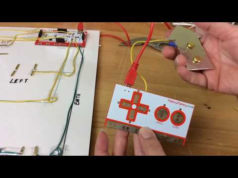 Hooking up conductive keys to Makey Makey