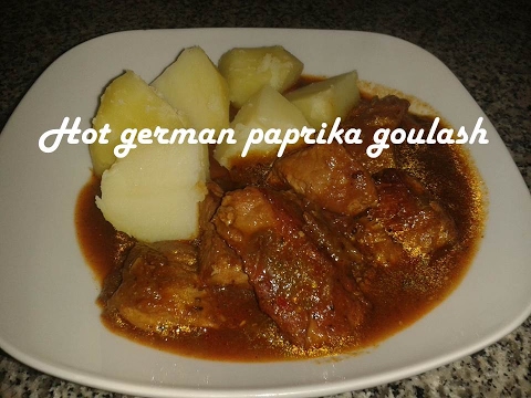 Hot german paprika goulash recipe