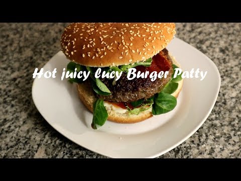 Hot juicy lucy Burger Patty recipe