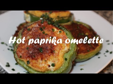 Hot paprika omelette recipe