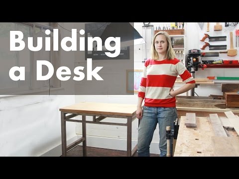 How I Built a Desk with Drawers