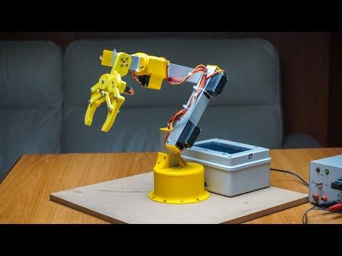 How I built a ROBOTIC ARM with ARDUINO and TOUCH INTERFACE - How It Works, How It's Done