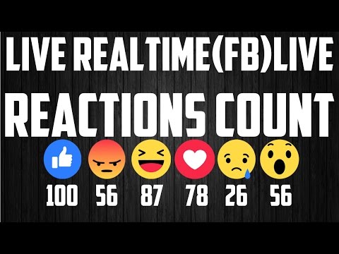 How TO Get Live Real-time Reactions Count On Facebook Live Video (Live Voting Facebook) Step By Step