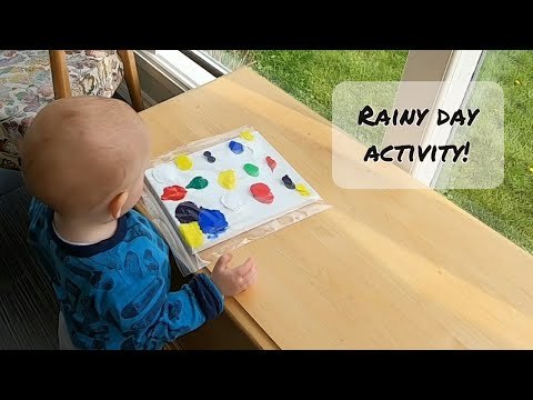 How To: Art Project for Kids - Mess Free Finger Painting