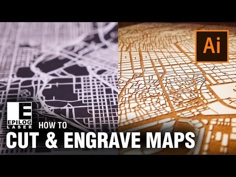 How To: Laser Cut &amp;amp; Engrave City Maps - Adobe Illustrator