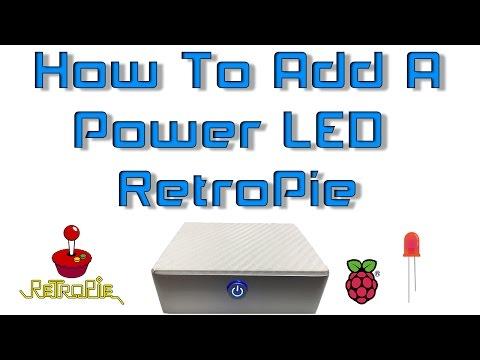 How To Add A Power LED RetroPie Raspberry Pi 1 2 3 Or Zero