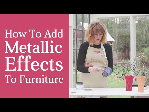 How To Add Metallic Effects To Furniture - Tutorial: How To Use Metallic Cream