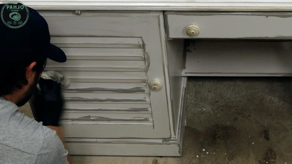 How To Antique Painted Furniture with Paint and Stain 15.jpg