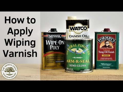 How To Apply Wipe On Poly | Woodworking Finishes