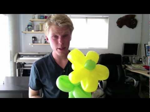 How To Balloon Twist A Flower