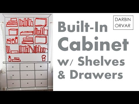 How To Build &amp;amp; Design Cabinetry w/ Shelves &amp;amp; Drawers