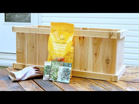 How To Build A Cedar Planter Box DIY | Crafted Workshop