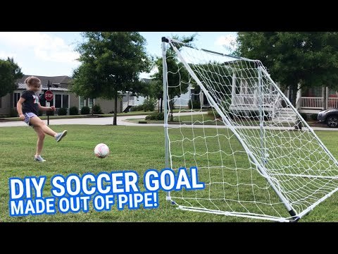 How To Build A DIY Conduit Soccer Goal - Maker Pipe