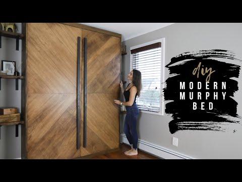 How To Build A DIY Modern Murphy Bed