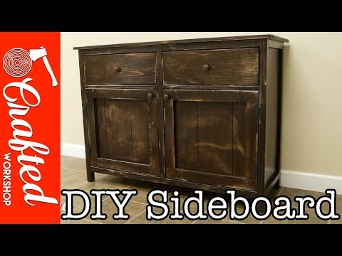 How To Build A DIY Sideboard / Buffet Cabinet | Crafted Workshop