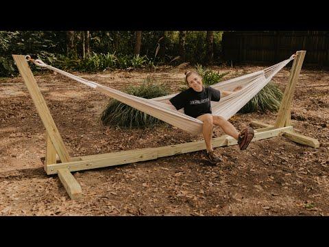 How To Build A Hammock Stand | Easy Woodworking Project