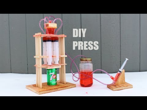 How To Build A Hydraulic Press at Home