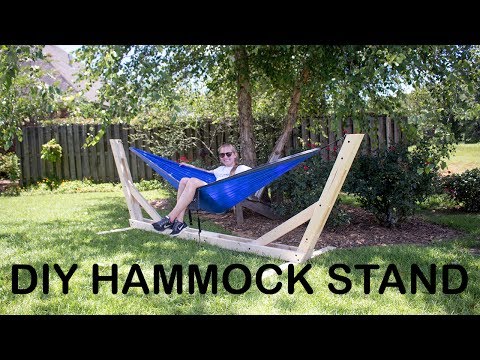 How To Build An Outdoor Hammock Stand | Easy Way $25