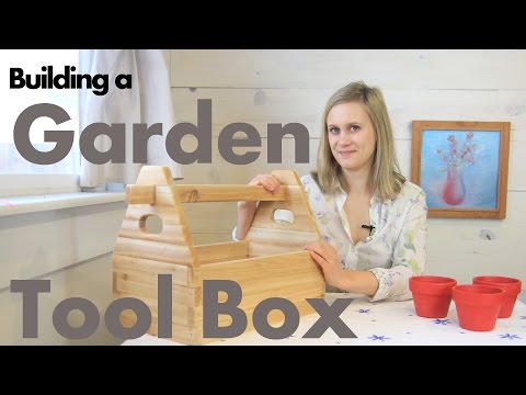 How To Build a Garden Tool Box from Cedar