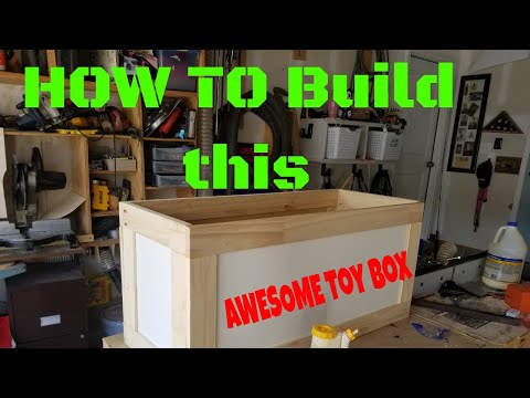 How To Build this AWESOME Toy Box for under $20 Video 1