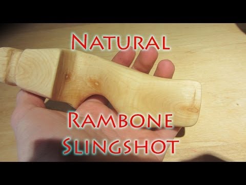 How To Carve A Natural Rambone Slingshot From A Tree Branch