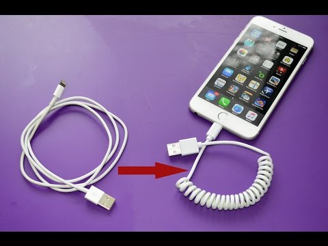 How To Coil Your Own Cell Phone Cord