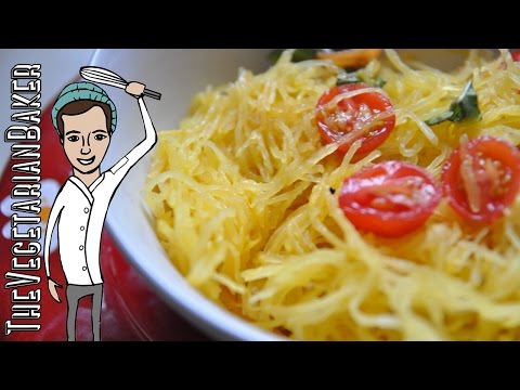 How To Cook Spaghetti Squash | Easy Vegan &amp;amp; Gluten-Free Recipe | TheVegetarianBaker